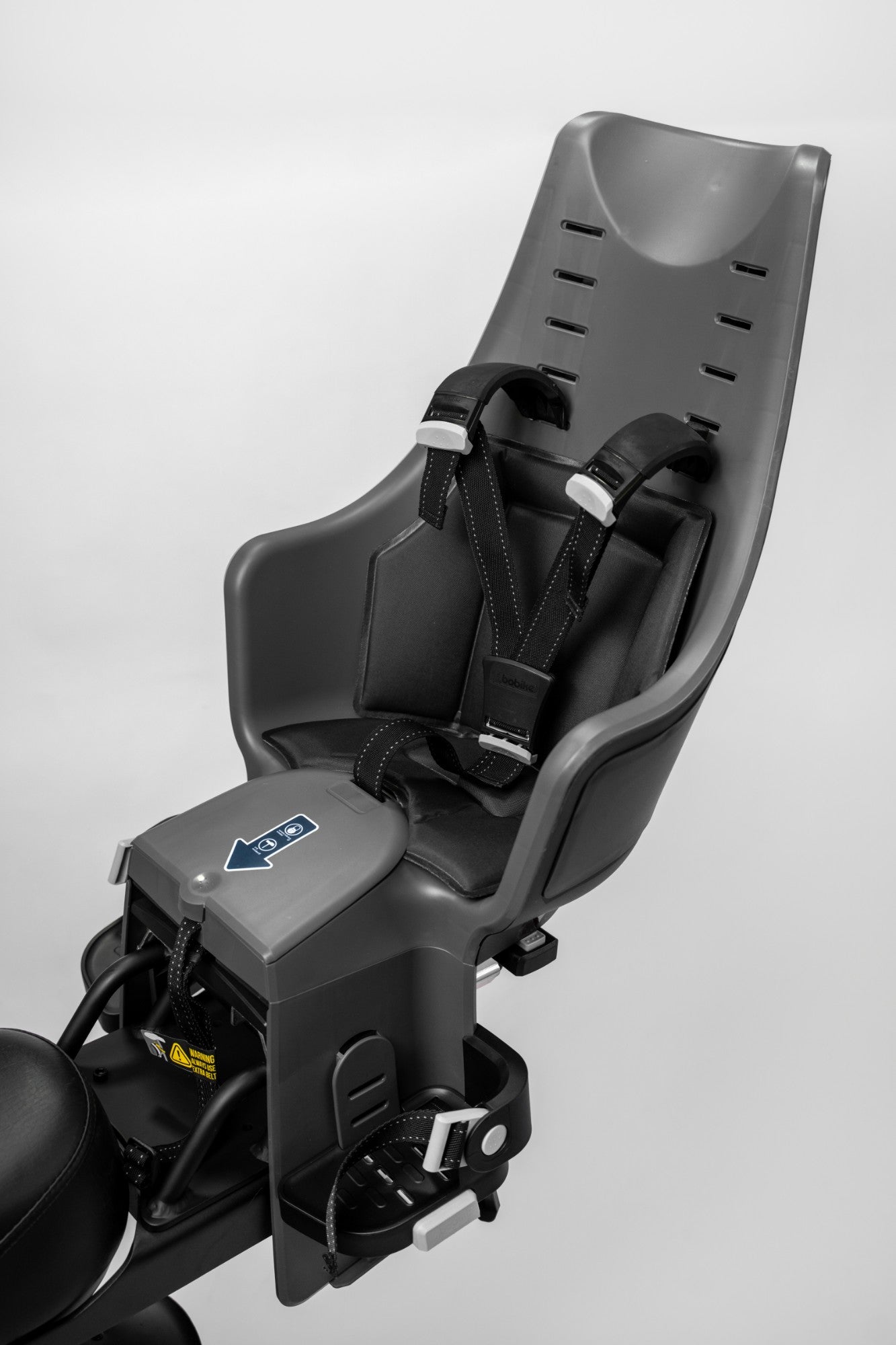 Modus baby seat full view with padded insert and safety harness