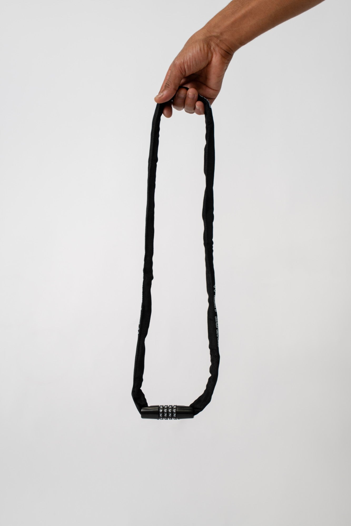 Modus chain lock showing the combination barrel